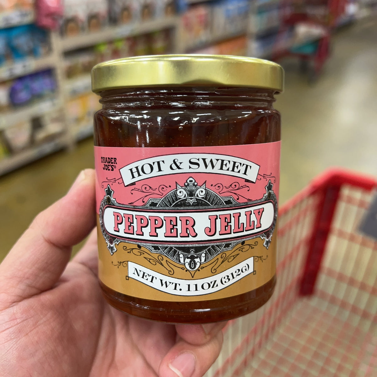 Trader Joe's Hot & Sweet Pepper Jelly, 11 oz