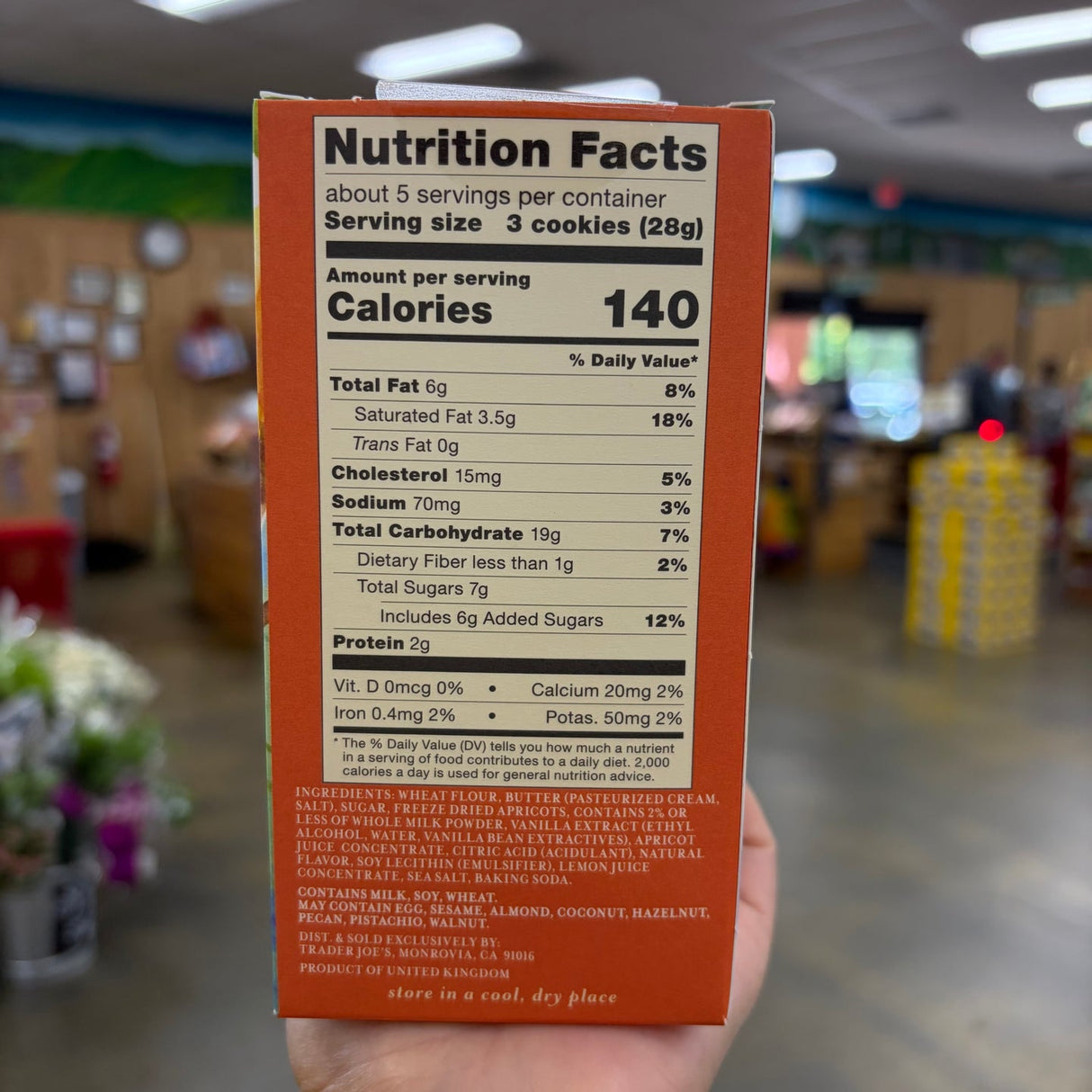 Trader Joe's All Butter Apricot Shortbread Cookies product image 7