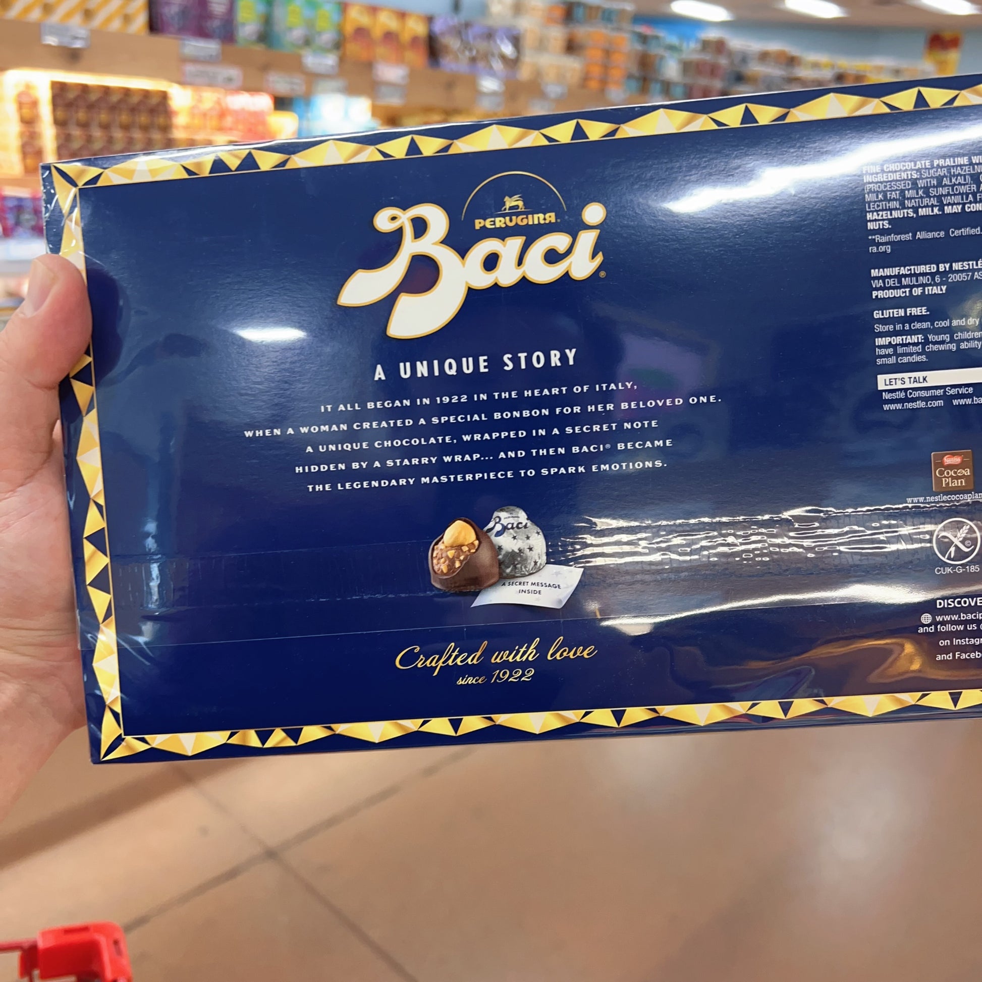 Baci Perugina Baci Classic Dark Chocolate Truffles Box 21-piece, 9.26 Ounce