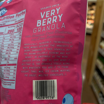 Trader Joe's Very Berry Granola