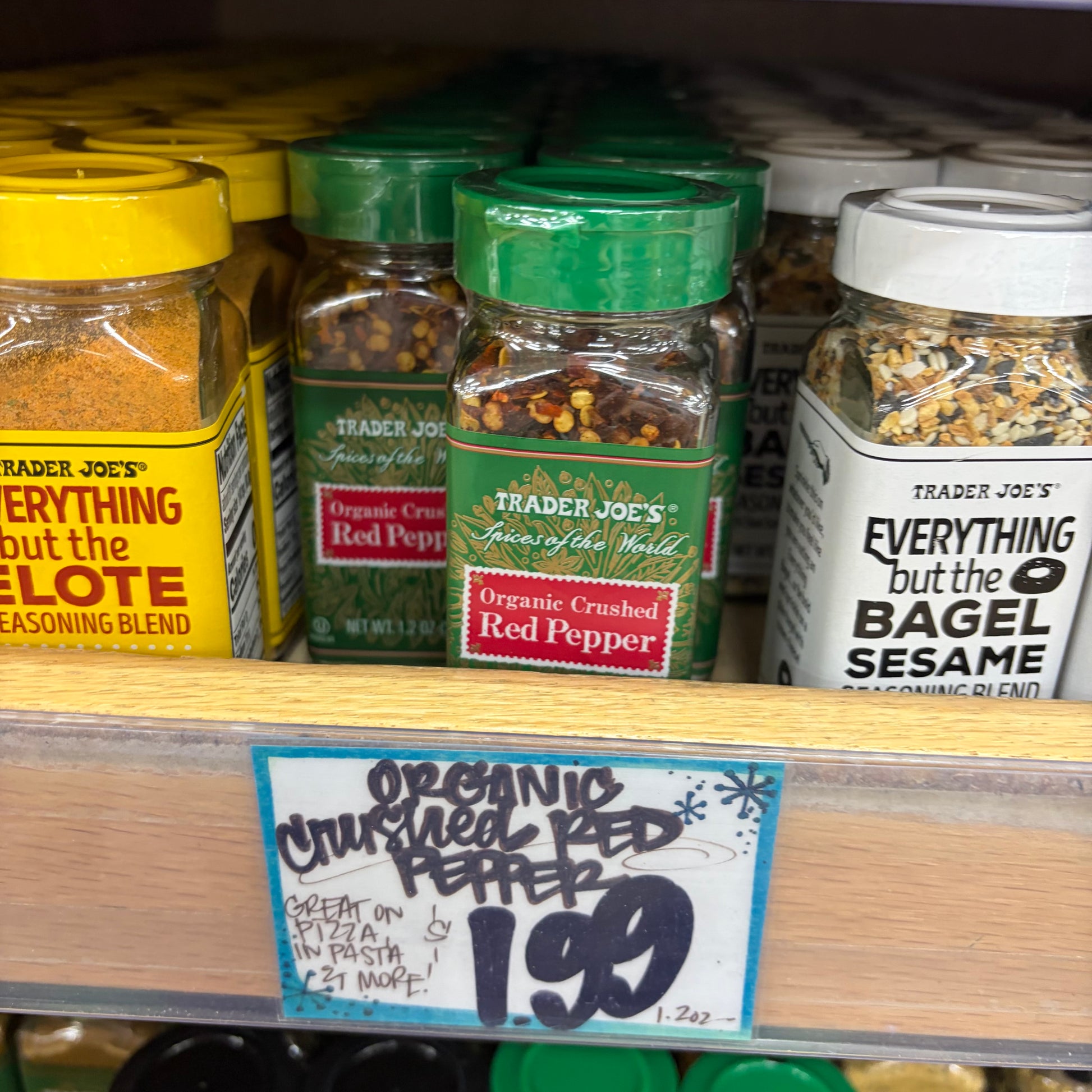 Trader Joe’s USDA Organic Crushed Red Pepper, Pure Spice