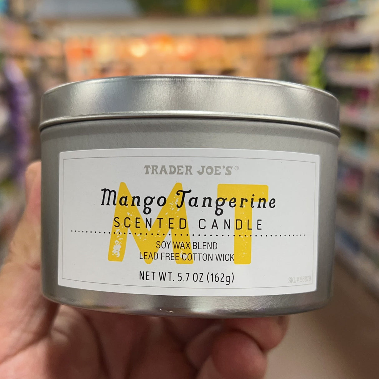 Trader Joe's Mango Tangerine Scented Candle 5.7 oz