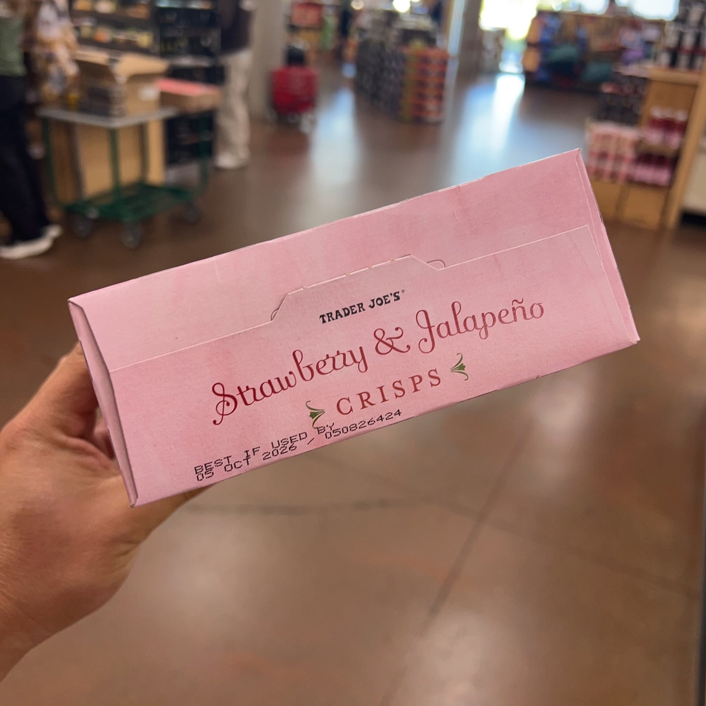 Trader Joe's Strawberry & Jalapeño Crisps