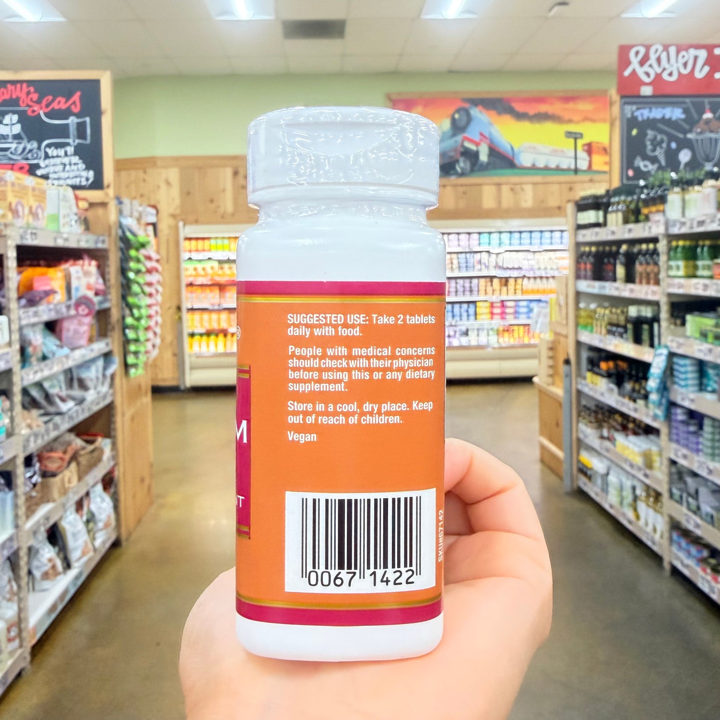 Trader Joe's Calcium Magnesium & Zinc Dietary Supplement 60 Tablets