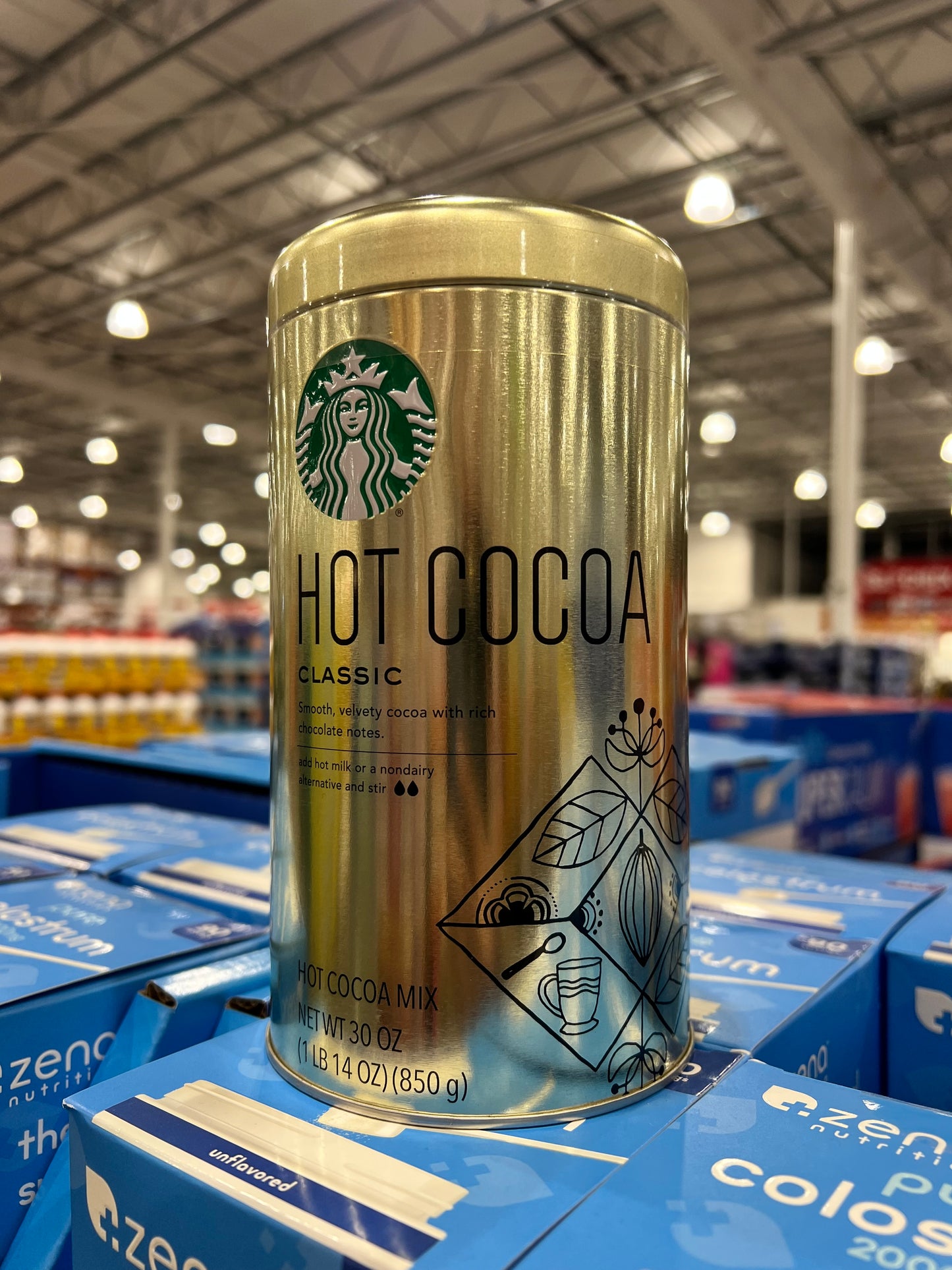 Starbucks Classic Hot Cocoa Mix 30 oz (850g) | ~30 Servings | Kosher Dairy