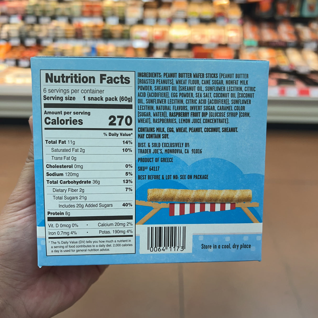 Trader Joe's "PB&J" Snack Duo 6 Packs 12.7 oz