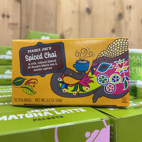 Trader Joe's Spiced Chai Tea 20 Bags 2.2 oz product image