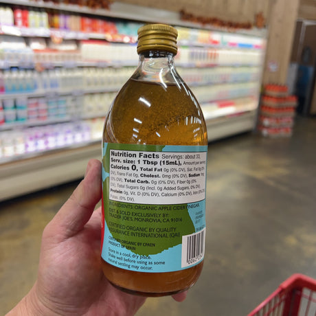 Trader Joe’s Organic Raw Apple Cider Vinegar 16.9 fl oz - product image 2