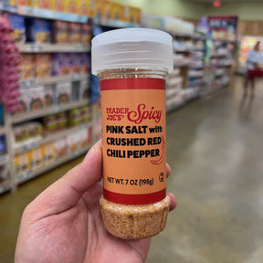 Trader Joe's Spicy Pink Salt with Crushed Red Chili Pepper 7 oz product image