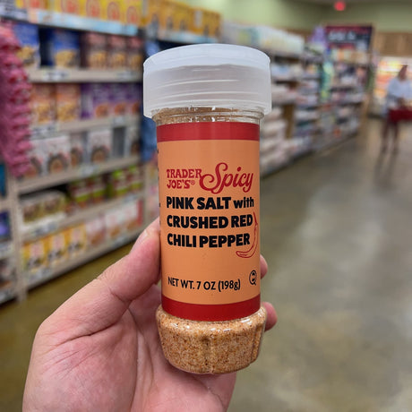 Trader Joe's Spicy Pink Salt with Crushed Red Chili Pepper 7 oz product image