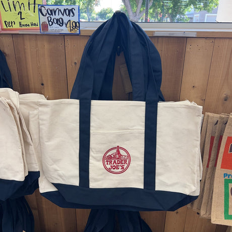 Trader Joe's Large Canvas Tote Bag