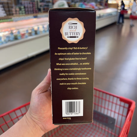 Trader Joe's Gluten Free Crispy & Crunchy Chocolate Chip Cookies 7 oz product image 3