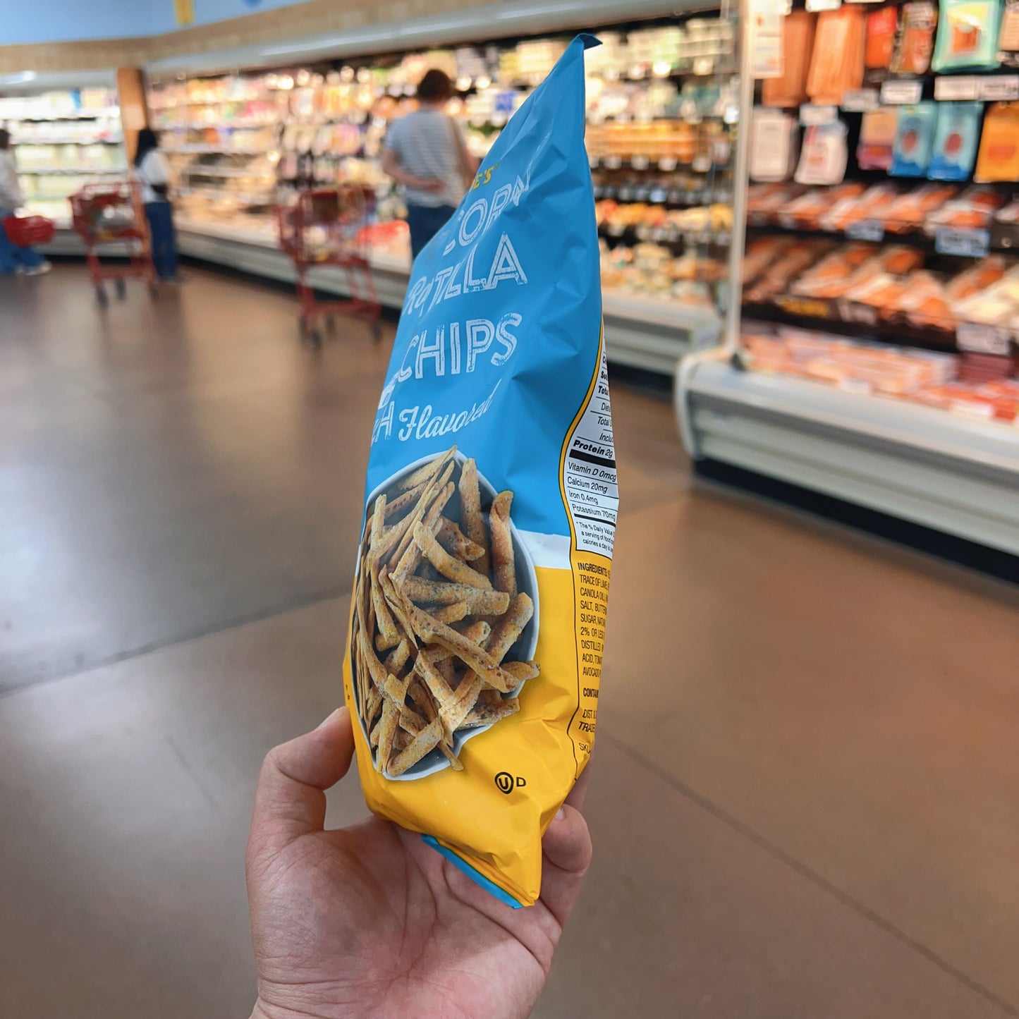 Trader Joe's Rolled Corn Tortilla Chips Ranch Flavored Net Wt. 9 oz (255g)