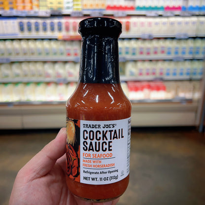 Trader Joe's Cocktail Sauce for Seafood | Fresh Horseradish | Gluten-Free | 11 oz (312g)
