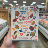 Trader Joe's Autumn Sugar Leaf Cookies — additional packaging detail