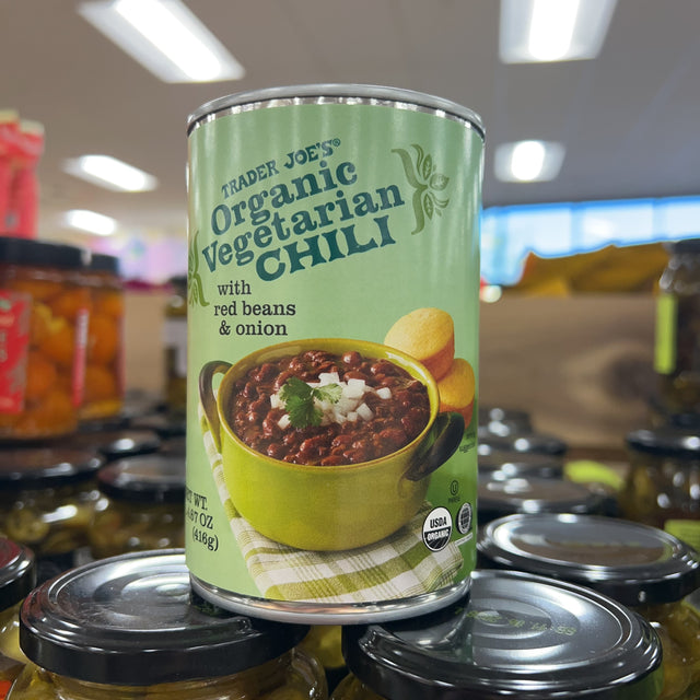 Trader Joe's Organic Vegetarian Chili with Red Beans & Onion, 14.67 oz product image