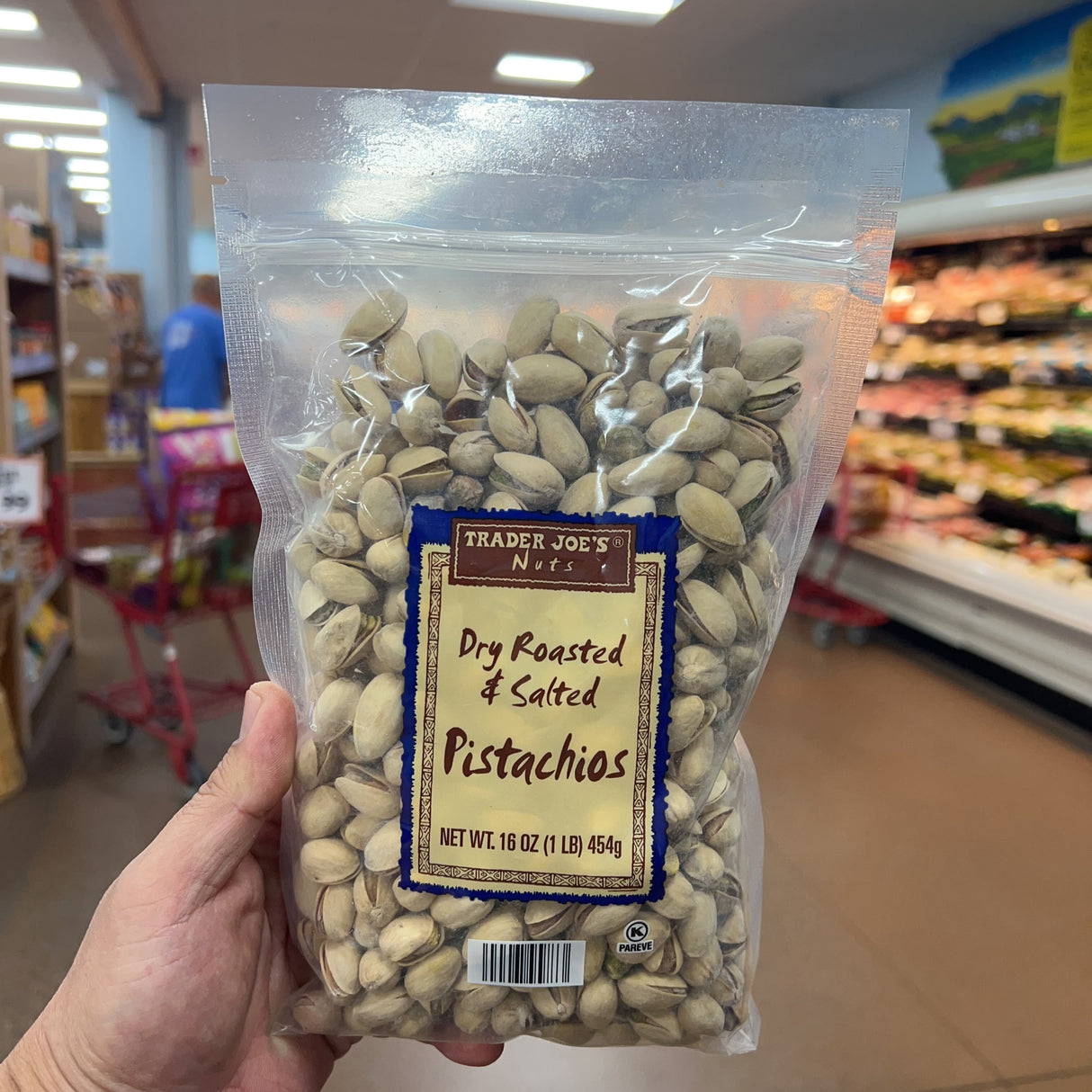 Trader Joe's Dry Roasted & Salted Pistachios 16 oz
