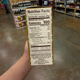 Trader Joe's Organic Hot Cocoa Mix Nutrition Facts and ingredient panel, including the contains-milk statement.