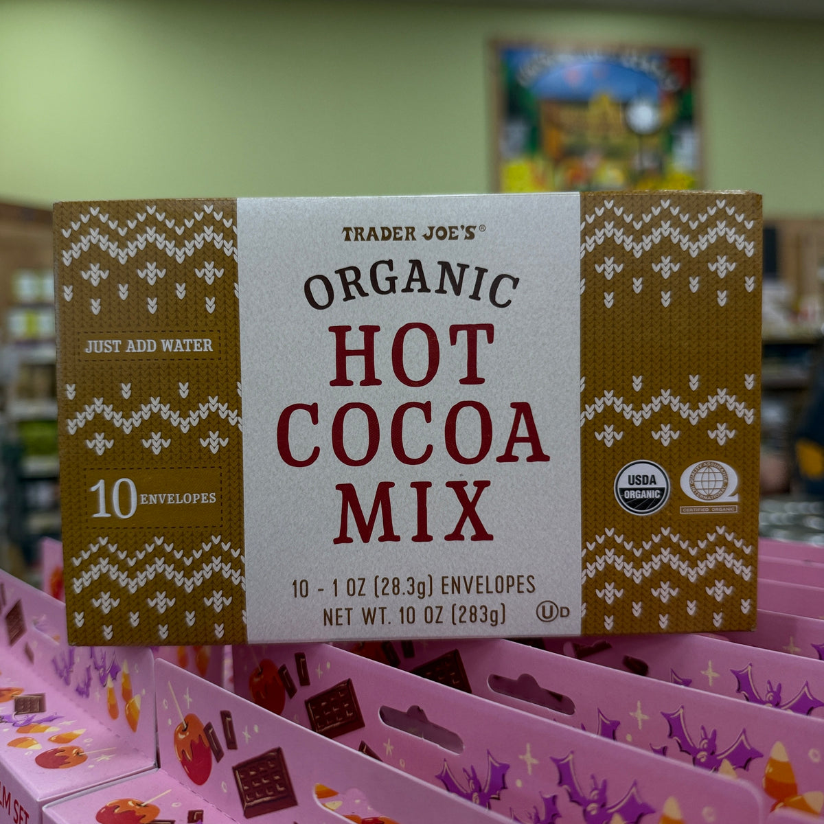 Trader Joe's Organic Hot Cocoa Mix, 10 envelopes, 10 oz (283 g)