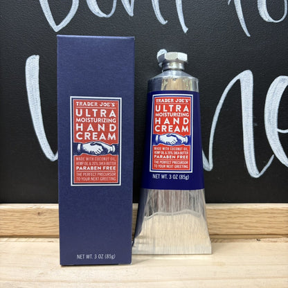 Trader Joe's Ultra Moisturizing Hand Cream with 20% Shea Butter Coconut & Hemp Oil 3 oz