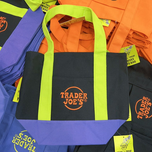 Trader Joe’s Halloween Limited Edition Mini Canvas Tote Bag