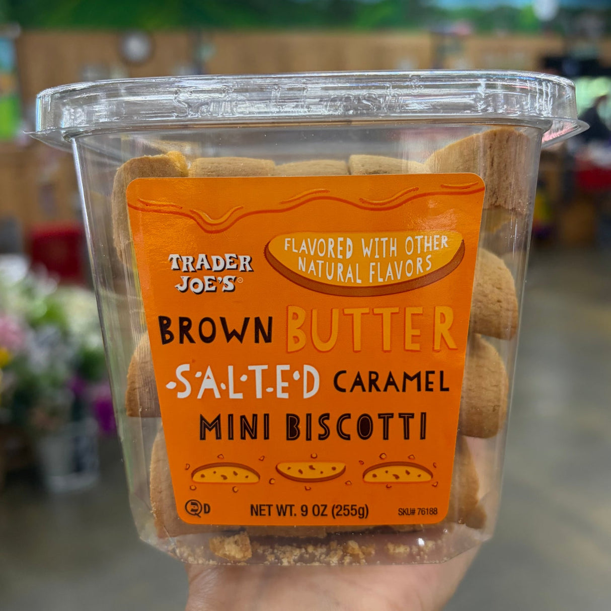 Trader Joe's Brown Butter Salted Caramel Mini Biscotti