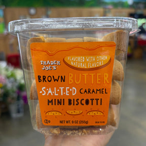Trader Joe's Brown Butter Salted Caramel Mini Biscotti
