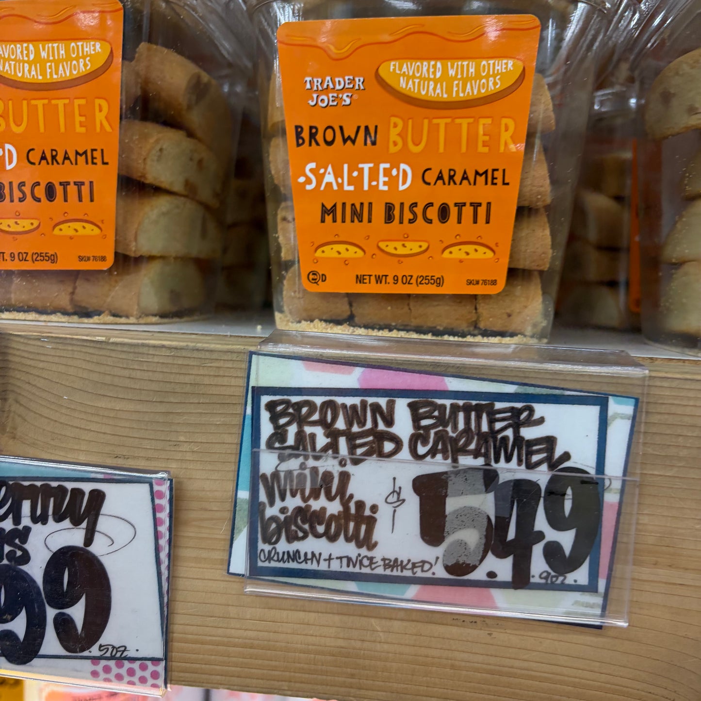 Trader Joe's Brown Butter Salted Caramel Mini Biscotti price