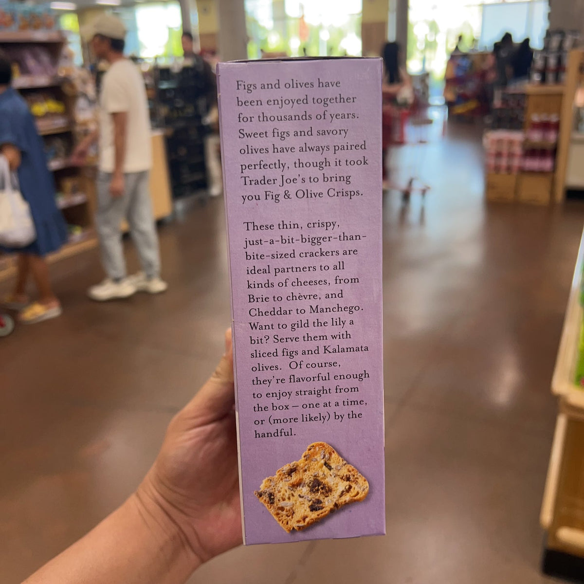 Trader Joe's Fig & Olive Crisps
