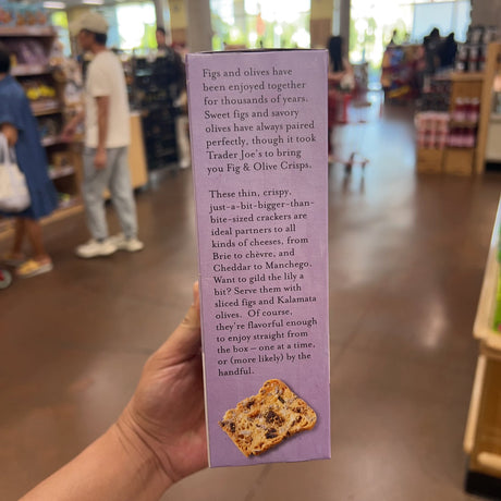 Trader Joe's Fig & Olive Crisps