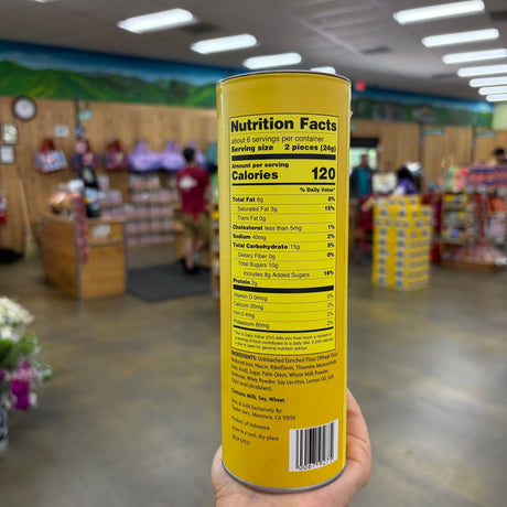 Trader Joe's Lemon Baton Wafer Cookies, nutrition facts