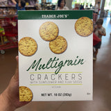 Trader Joe's Multigrain Crackers with Sunflower and Flax Seeds