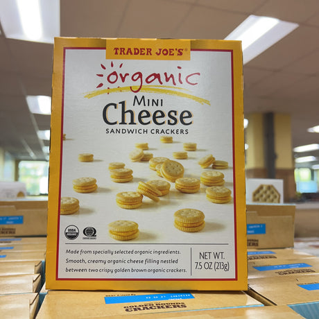 Trader Joe's Organic Mini Cheese Sandwich Crackers