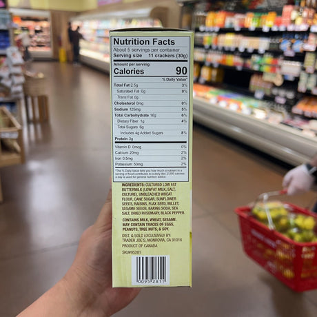 Trader Joe's Raisin Rosemary Crisps