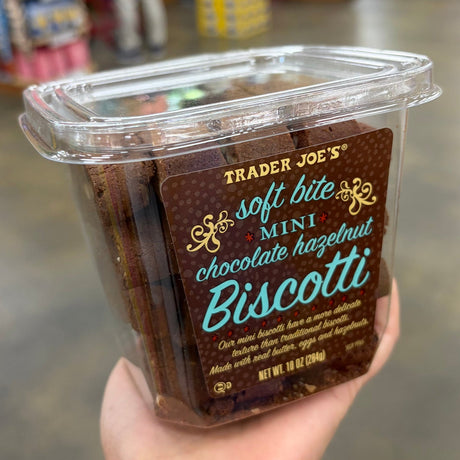 Trader Joe's Soft Bite Mini Chocolate Hazelnut Biscotti, product image 3