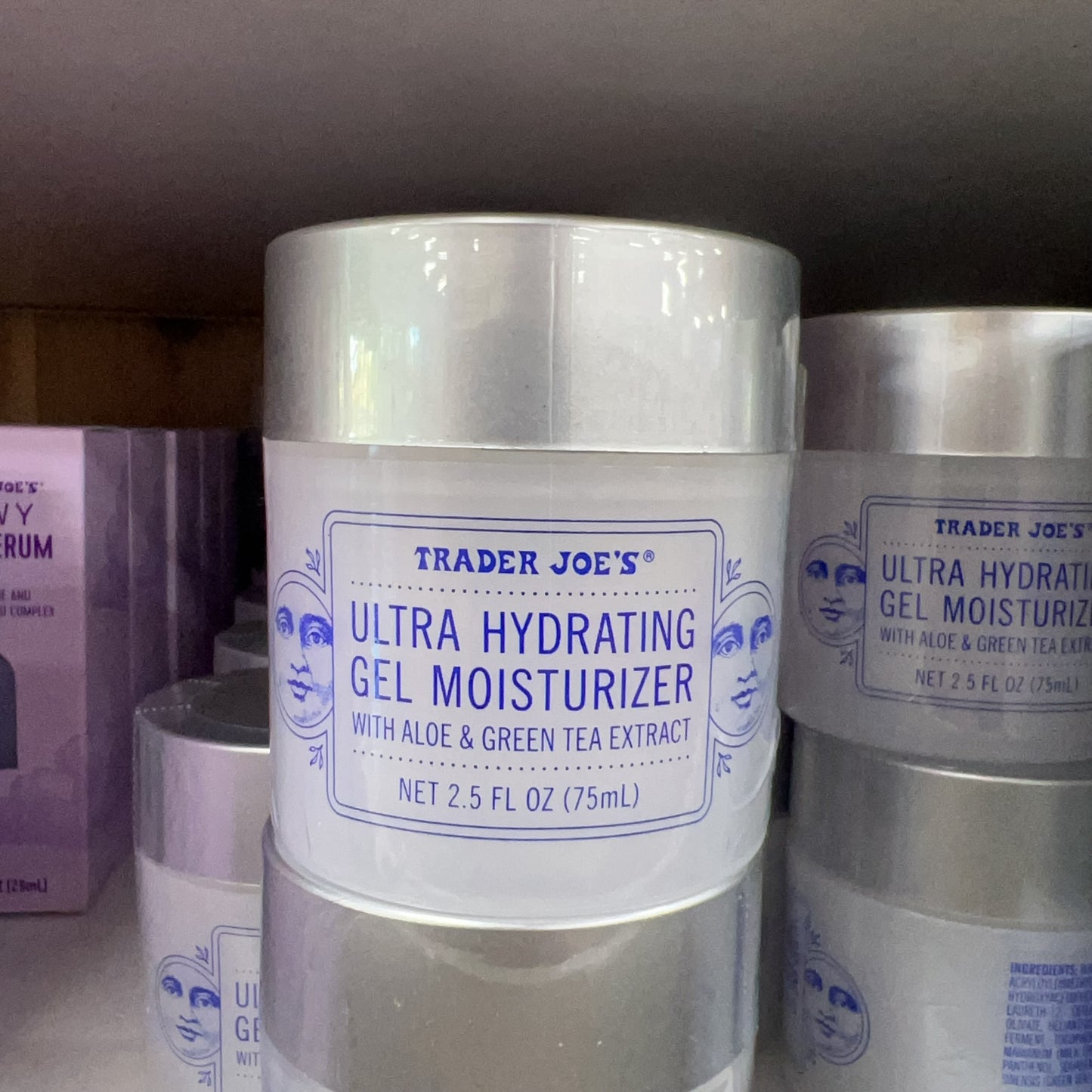 Trader Joe's Ultra Hydrating Gel Moisturizer with Aloe & Green Tea Extract 2.5 fl oz