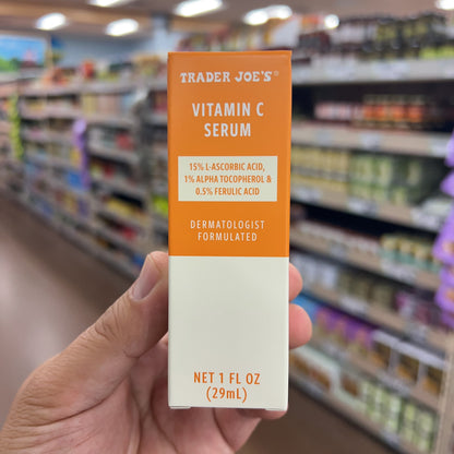 Trader Joe's Vitamin C Serum 15% L-Ascorbic Acid 1 fl oz