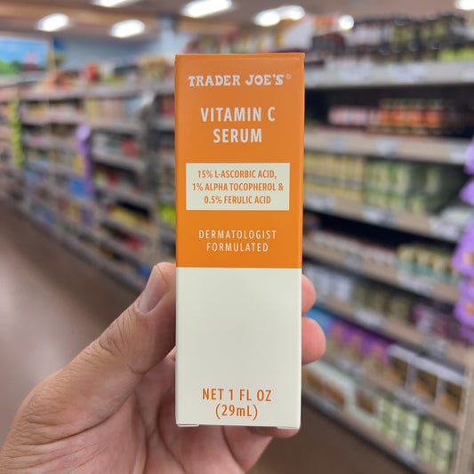 Trader Joe's Vitamin C Serum 15% L-Ascorbic Acid 1 fl oz