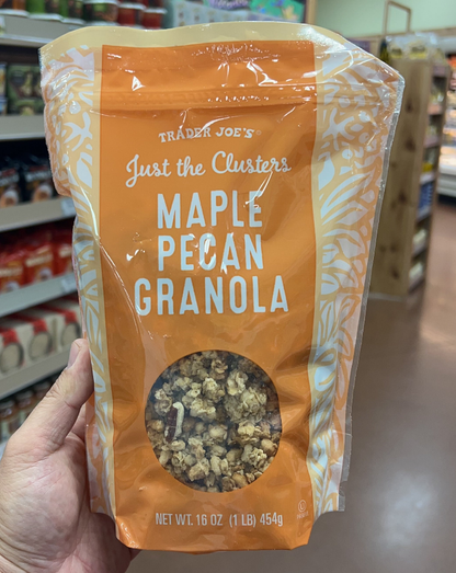 Trader Joe's Just the Clusters Maple Pecan Granola, 16 oz