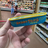 Trader Joe's Anchovy Fillets in Olive Oil tin side label