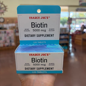 Trader Joe's Biotin 5000 mcg Instant Dissolving 120 Tablets