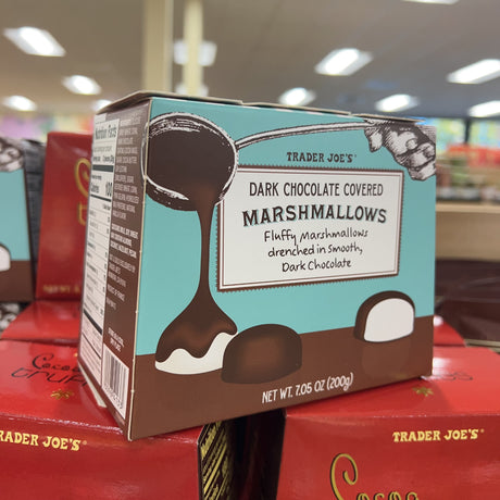 Trader Joe's Dark Chocolate Covered Marshmallows, 7.05 oz — product photo 6