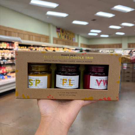 Trader Joe's Fall Scented Candle Trio