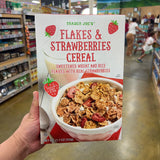 Trader Joe's Flakes & Strawberries Cereal 11.7 oz