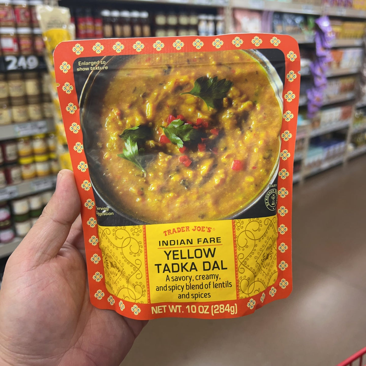 Trader Joe's Indian Fare Yellow Tadka Dal 10 oz