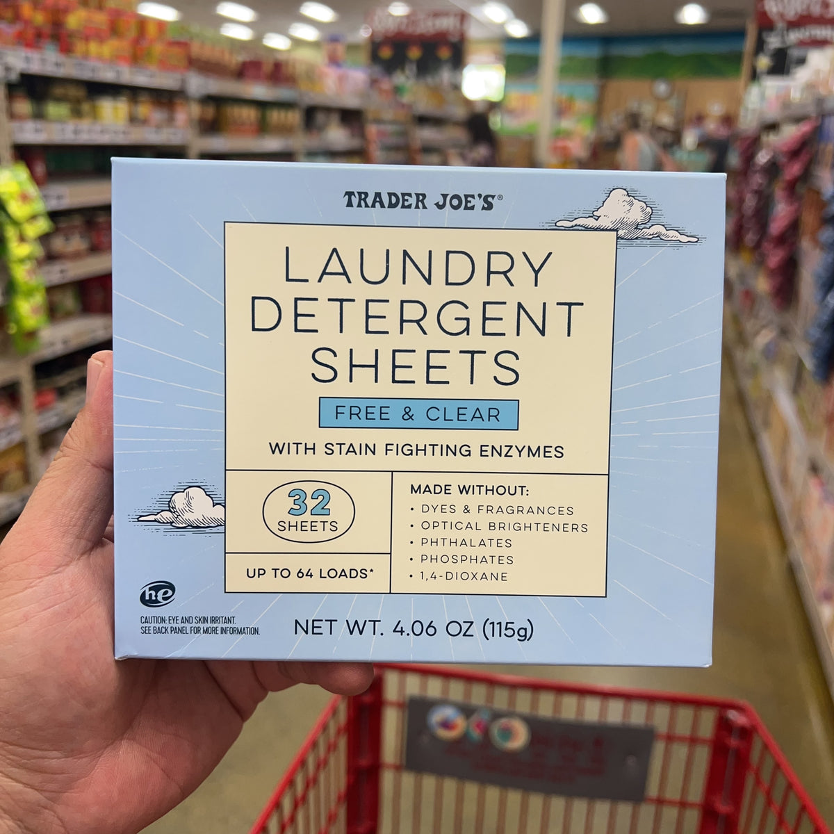 Trader Joe's Laundry Detergent Sheets Free & Clear 32ct — product photo 3