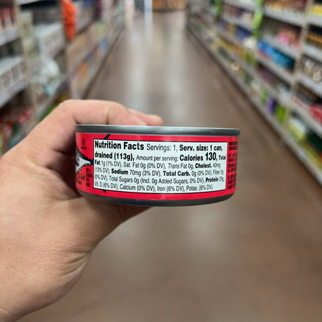 Nutrition Facts for Trader Joe's Solid White Albacore Tuna in Water No Salt Added