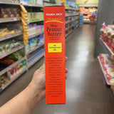 Side package stating no hydrogenated oils for Trader Joe's Organic Mini Peanut Butter Sandwich Crackers