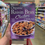 Trader Joe's Organic Raisin Bran Clusters Cereal 20 oz