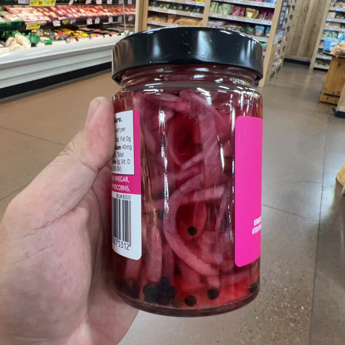 Trader Joe's Pickled Red Onions 12 fl oz — product photo 4